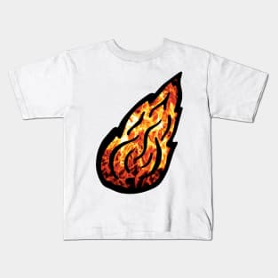 Meteor on Fire Kids T-Shirt